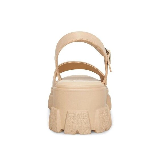 Steve Madden Womens 8 M Tan Leather Tazia Lug Sole Platform Sandals NIB JD1 - Picture 2 of 5